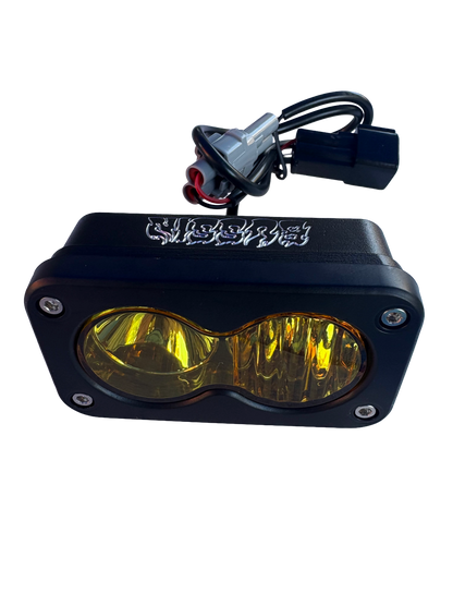 Sur-Ron LBX Baja-Style LED Headlight — Hand-Engraved "Bussin" Limited Edition (Only 10 Made)