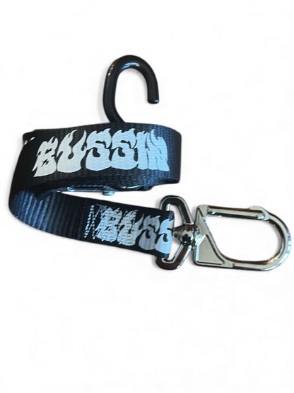 Bussin Moto Truck Tie Downs Straps 2pc for emoto dirtbikes yz cr kx rm