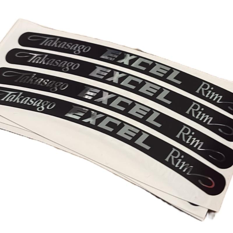 Excel Rim Stickers 4pc