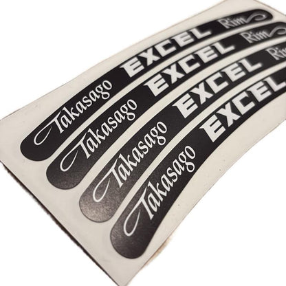 Excel Rim Stickers 4pc
