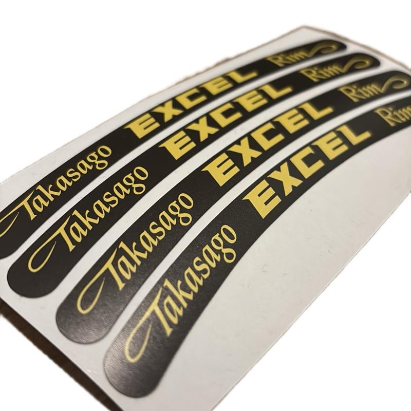 Excel Rim Stickers 4pc