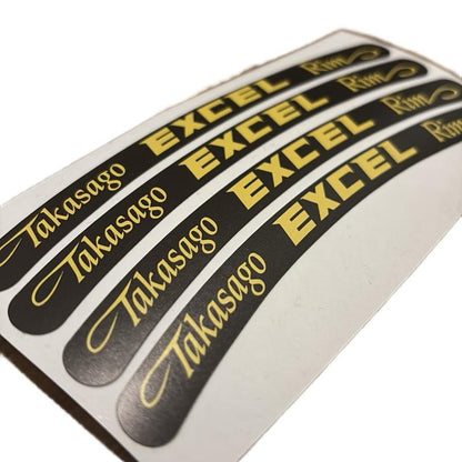 Excel Rim Stickers 4pc