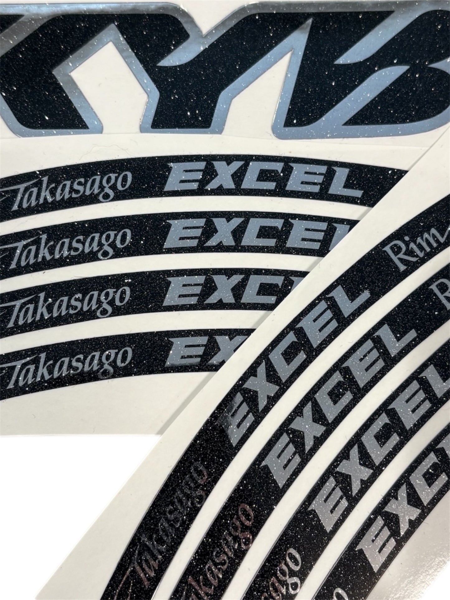 Surron MX Moto KYB Fork + Excel Rim Sticker Kit (10 Total Decals)