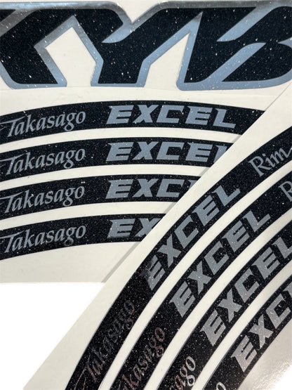 Surron MX Moto KYB Fork + Excel Rim Sticker Kit (10 Total Decals)