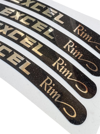 Excel Rim stickers on a white background