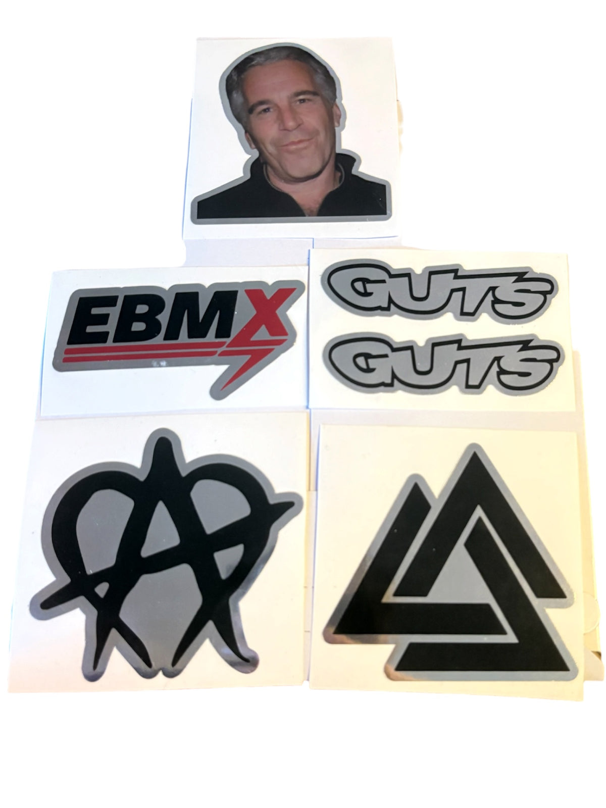 Bad Boys e-moto sticker pack, 3 inch vinyl decals