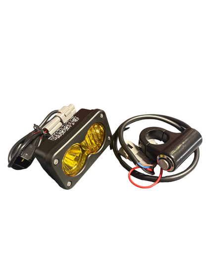 Sur-Ron LBX Baja-Style LED Headlight — Hand-Engraved "Bussin" Limited Edition (Only 10 Made)