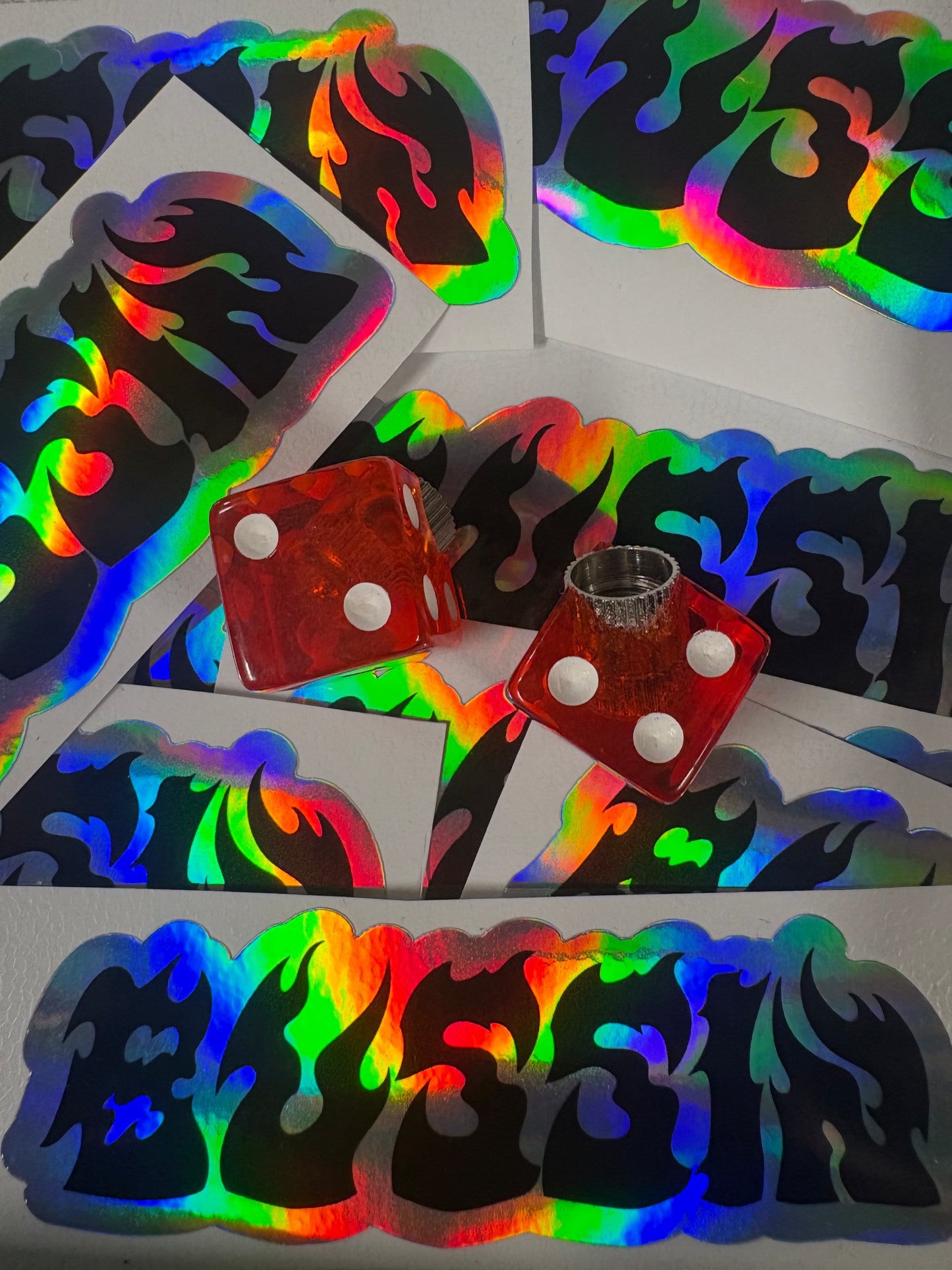 Dice Color Air Valve Caps 2pc