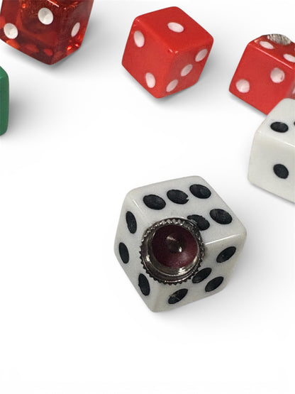Dice Color Air Valve Caps 2pc