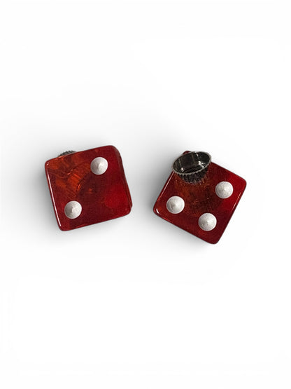 Dice Color Air Valve Caps 2pc