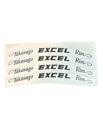 Excel Rim Stickers 4pc