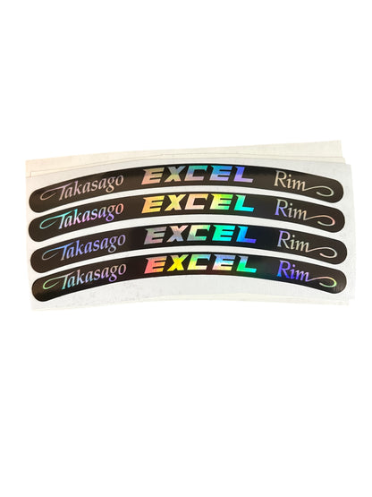 Excel Rim Stickers 4pc