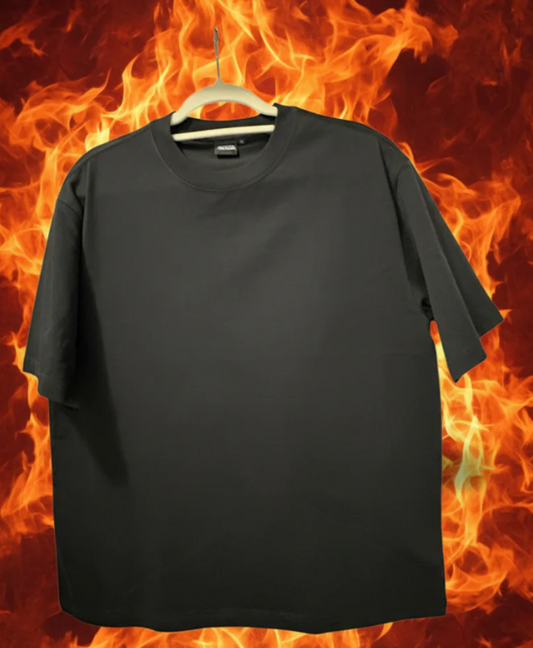 Super Heavy Simple Black Tshirt