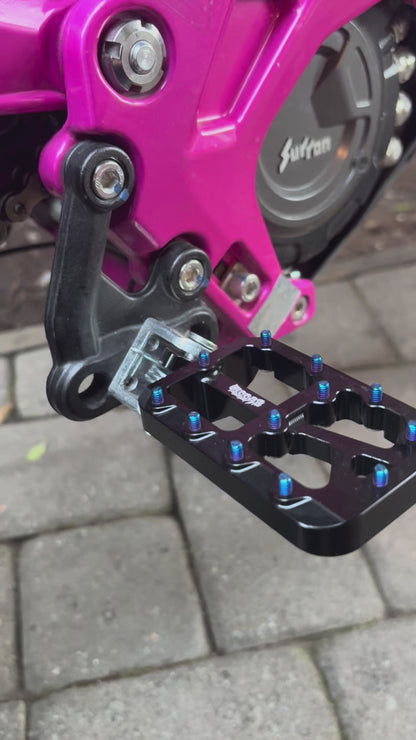 Wide Foot Pegs for Sur-Ron Light Bee X/ Segway X160/X260 E Ride PRO SS